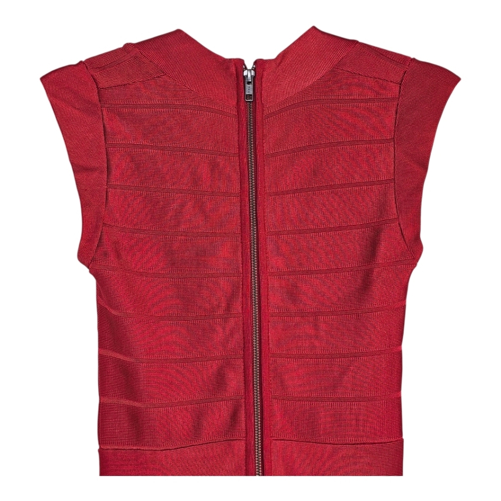 NWOT French Connection Bandage Red Mini Dress - size 2 - Picture 9 of 12
